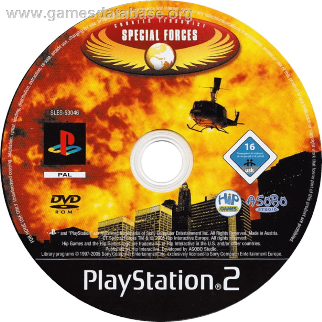Ct Special Forces - Fire For Effect - Sony Playstation 2 - Artwork - Cartridge