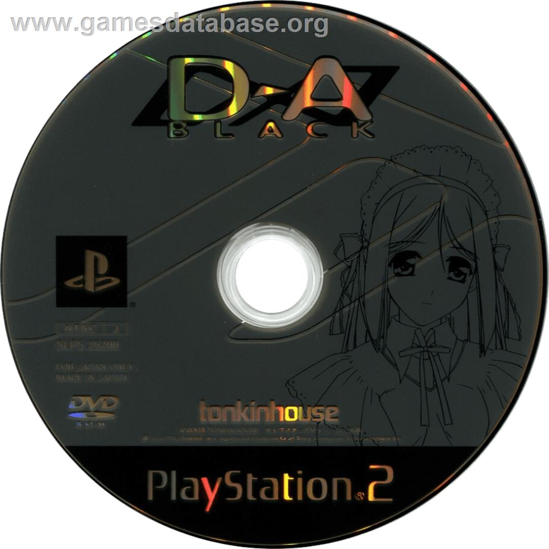 D-a - Black - Sony Playstation 2 - Artwork - Cartridge