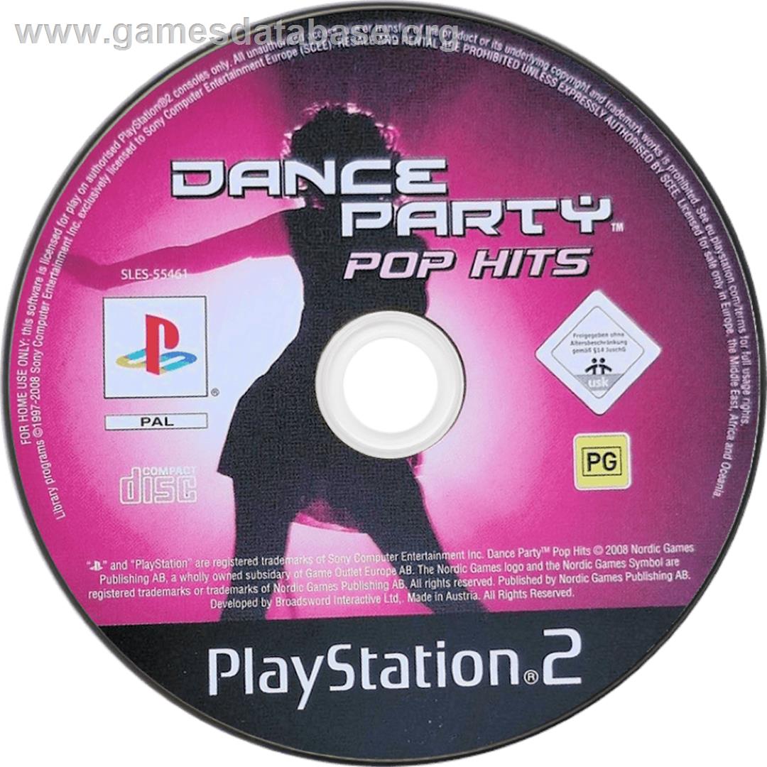 Dance Party Pop Hits - Sony Playstation 2 - Artwork - Cartridge