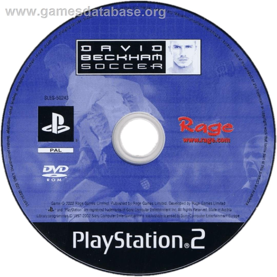 David Beckham Soccer - Sony Playstation 2 - Artwork - Cartridge