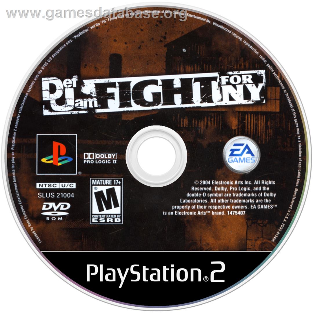 Def Jam Fight For Ny - Sony Playstation 2 - Artwork - Cartridge