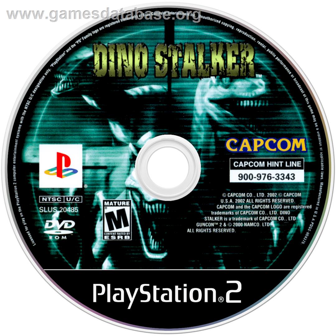 Dino Stalker - Sony Playstation 2 - Artwork - Cartridge