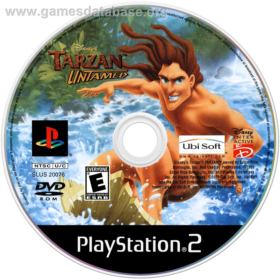 Disney's Tarzan - Freeride - Sony Playstation 2 - Artwork - Cartridge