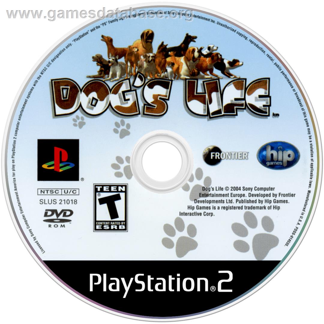 Dog's Life - Sony Playstation 2 - Artwork - Cartridge