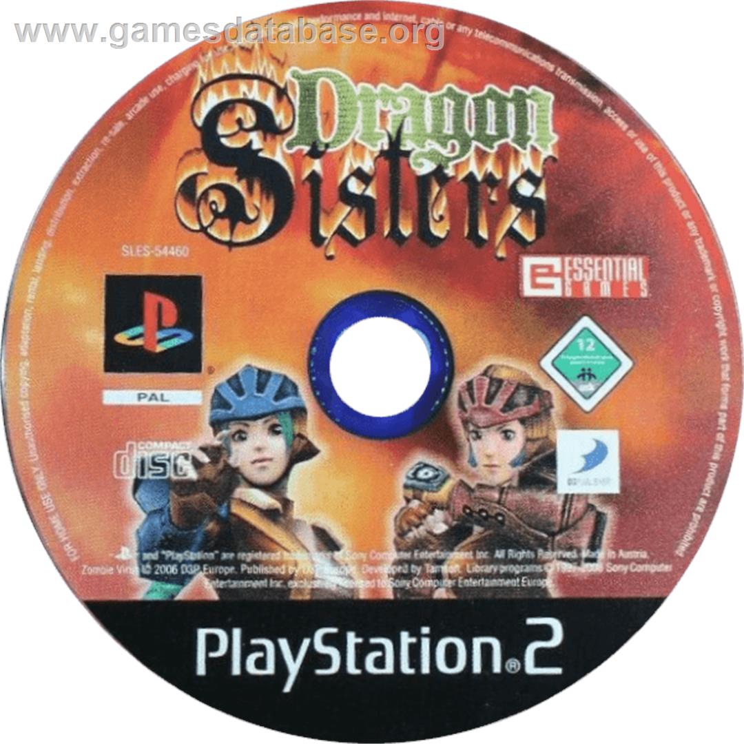 Dragon Sisters - Sony Playstation 2 - Artwork - Cartridge