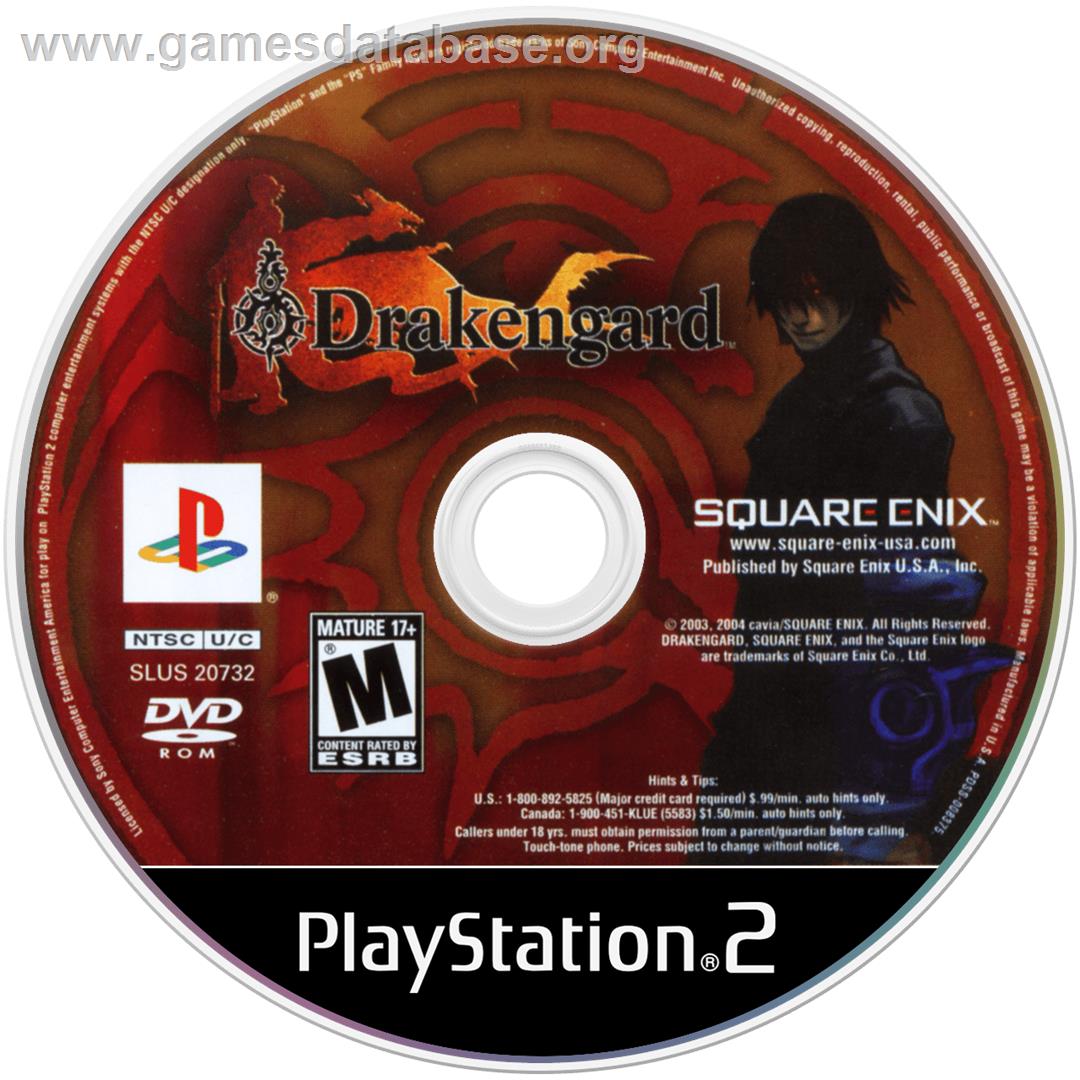Drakengard - Sony Playstation 2 - Artwork - Cartridge