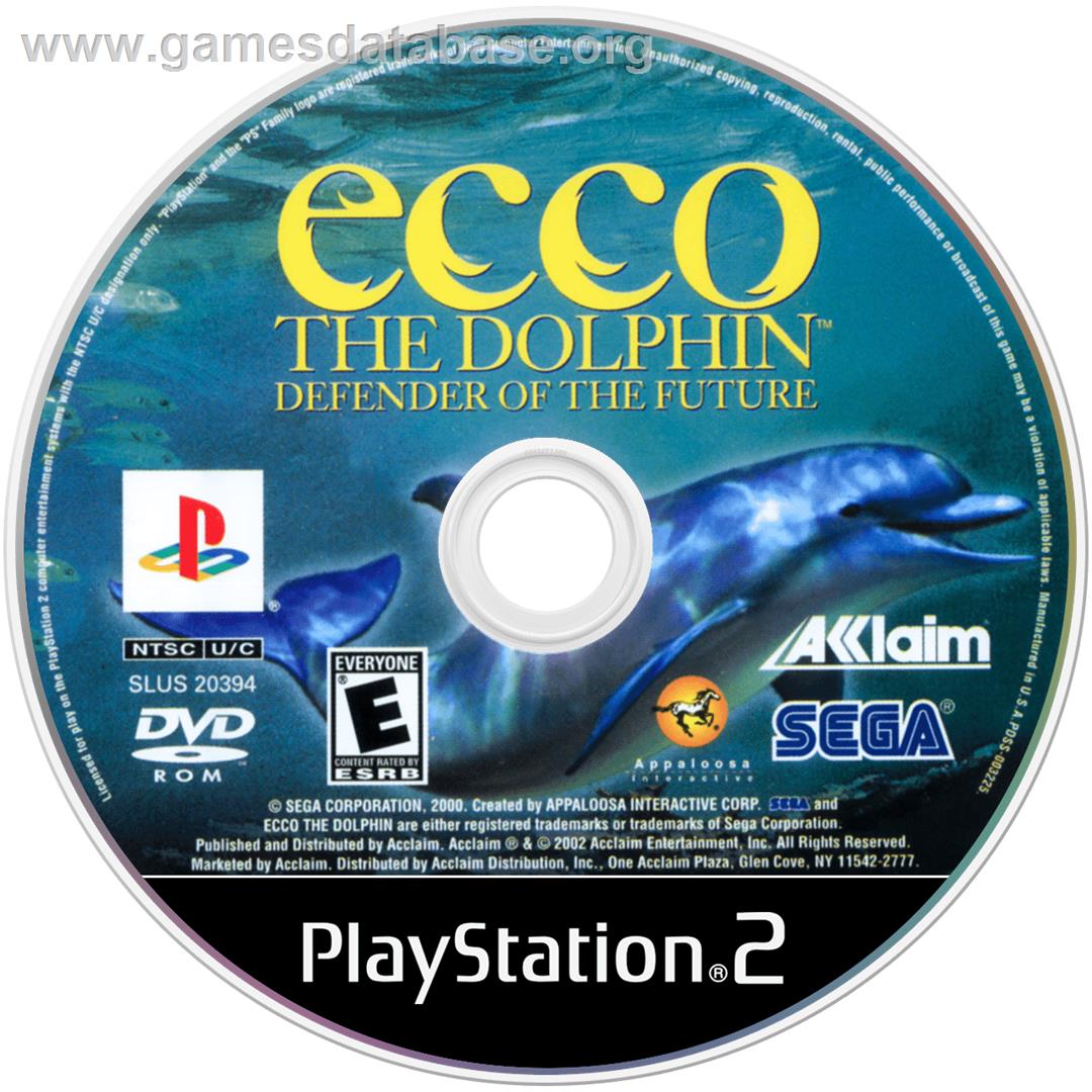 Ecco The Dolphin - Defender Of The Future - Sony Playstation 2 - Artwork - Cartridge