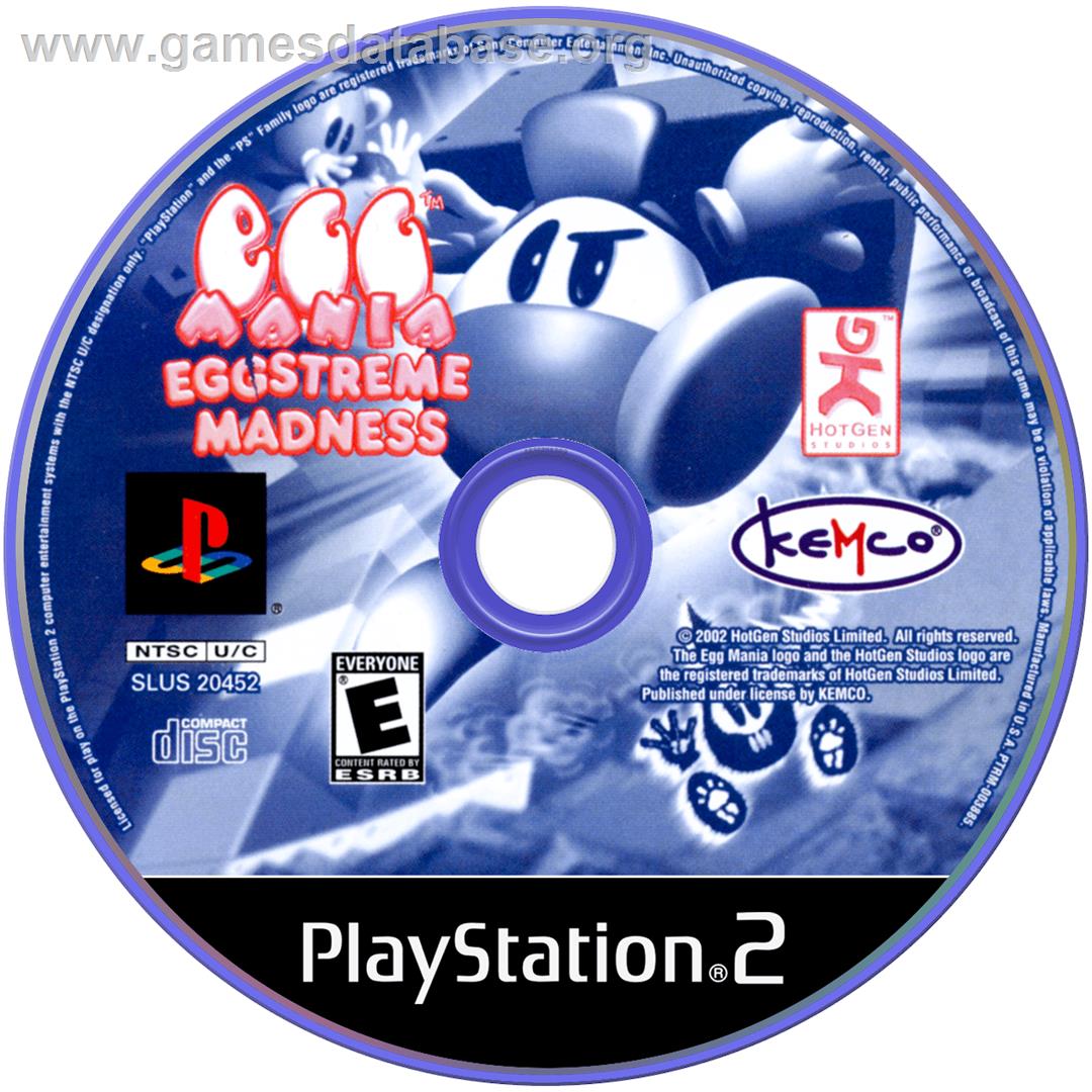 Eggo Mania - Sony Playstation 2 - Artwork - Cartridge