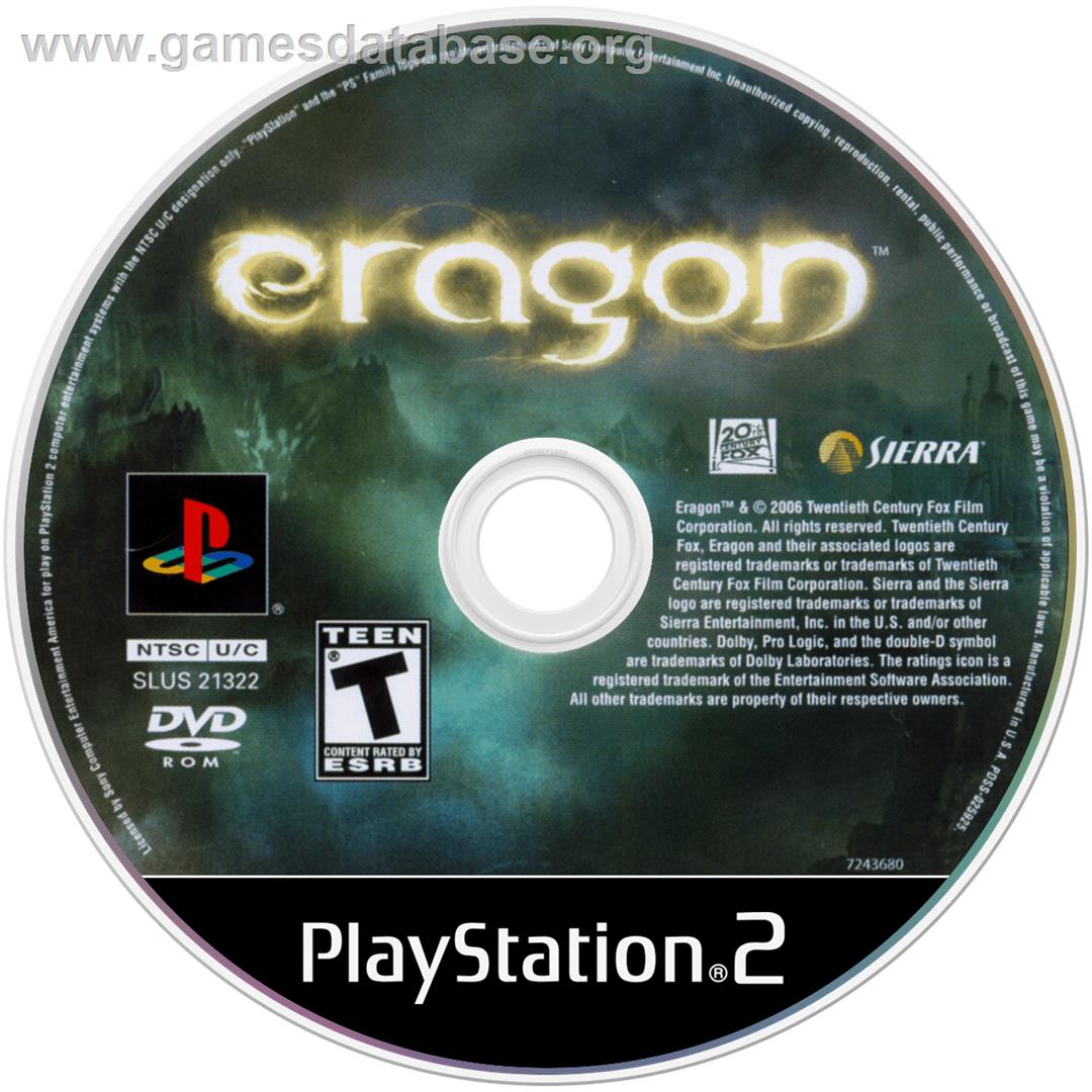 Eragon - Sony Playstation 2 - Artwork - Cartridge
