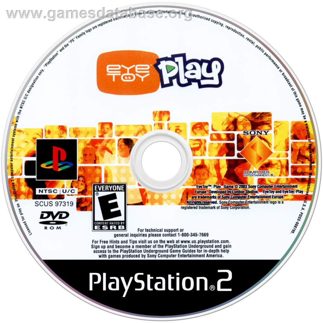 Eyetoy - Play - Sony Playstation 2 - Artwork - Cartridge