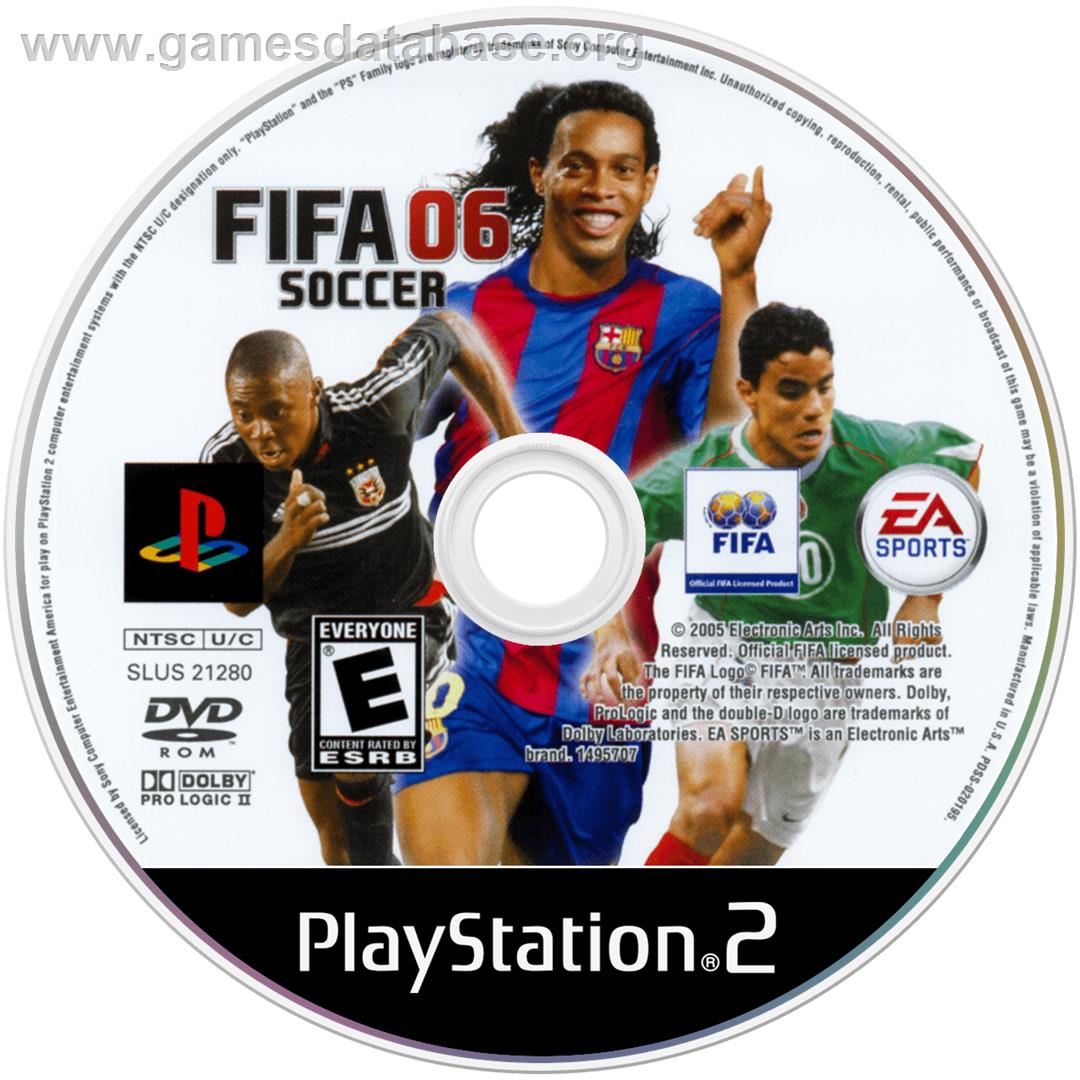 FIFA 06 - Sony Playstation 2 - Artwork - Cartridge
