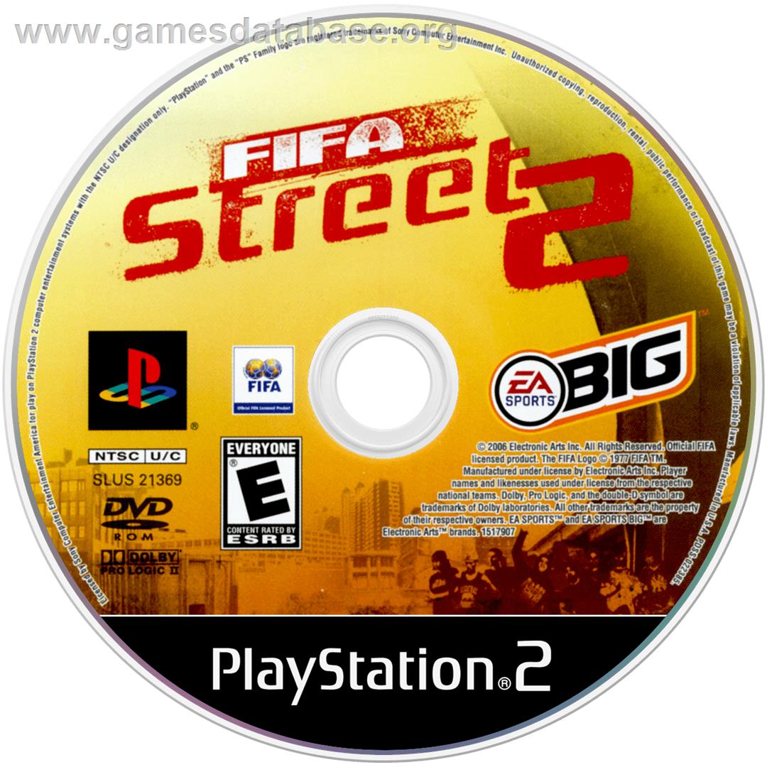 FIFA Street 2 - Sony Playstation 2 - Artwork - Cartridge