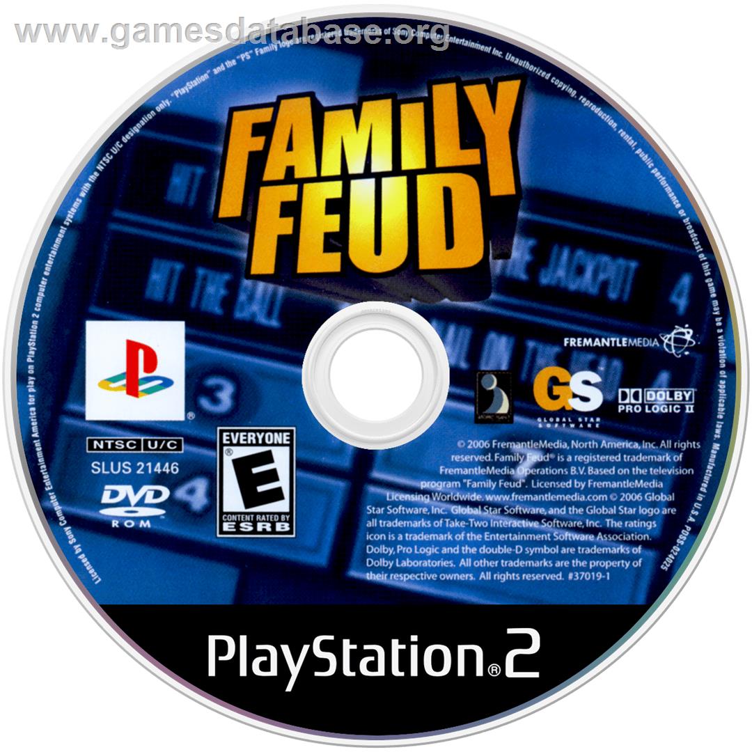 Family Feud - Sony Playstation 2 - Artwork - Cartridge