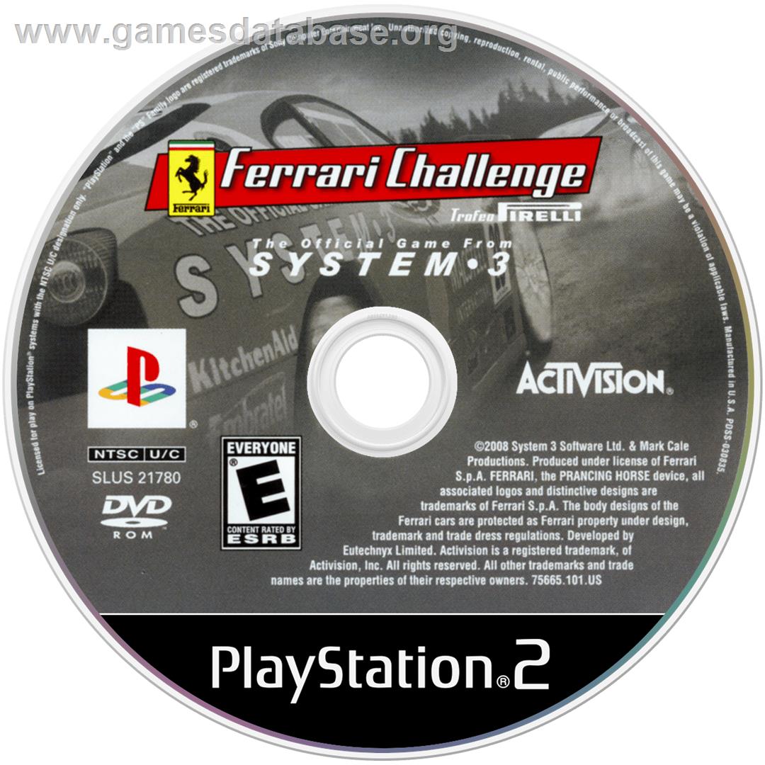 Ferrari Challenge - Trofeo Pirelli - Sony Playstation 2 - Artwork - Cartridge