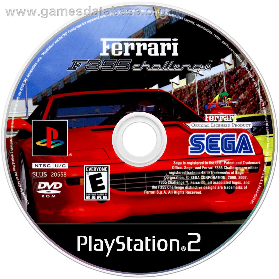 Ferrari F355 Challenge - Sony Playstation 2 - Artwork - Cartridge