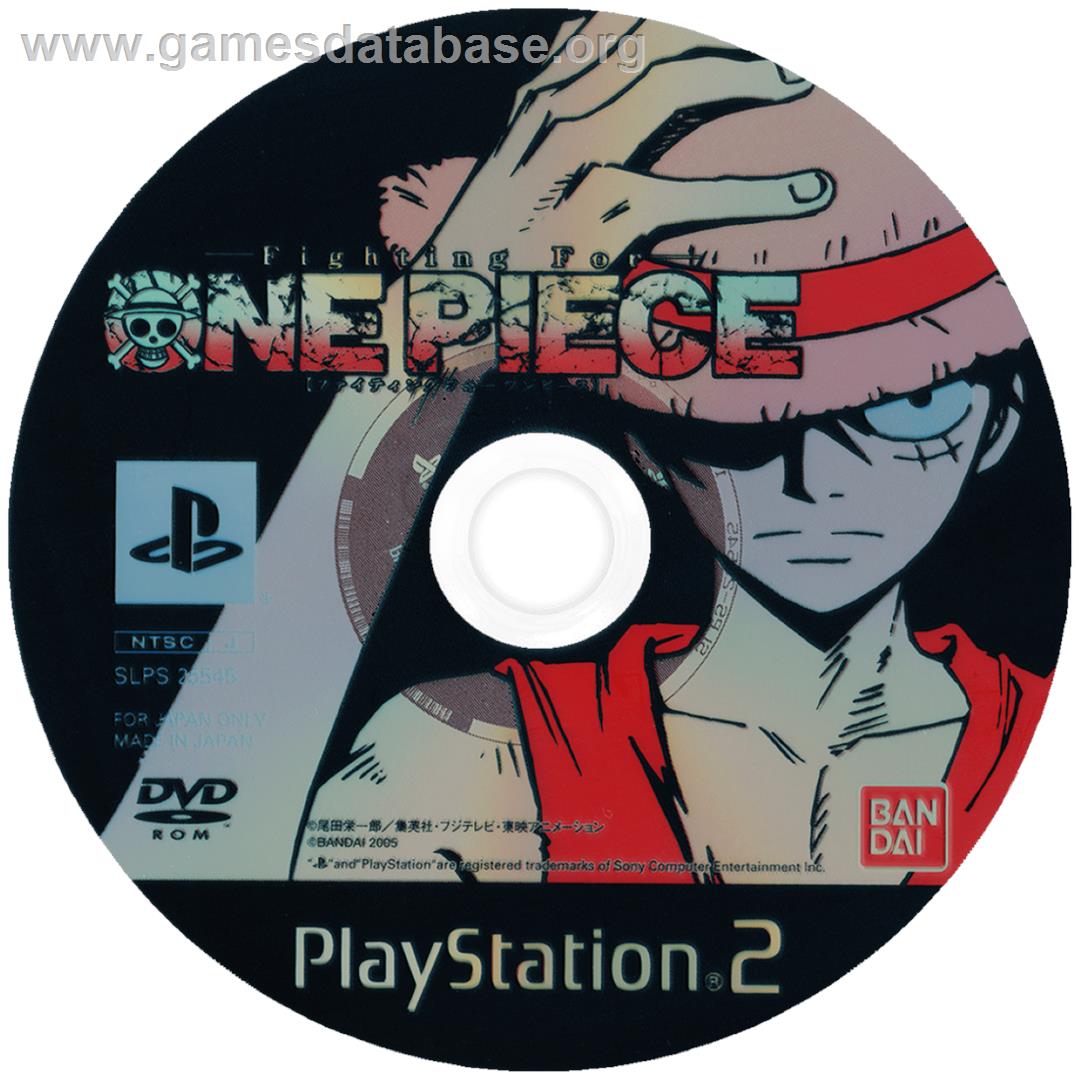 Fighting For One Piece - Sony Playstation 2 - Artwork - Cartridge