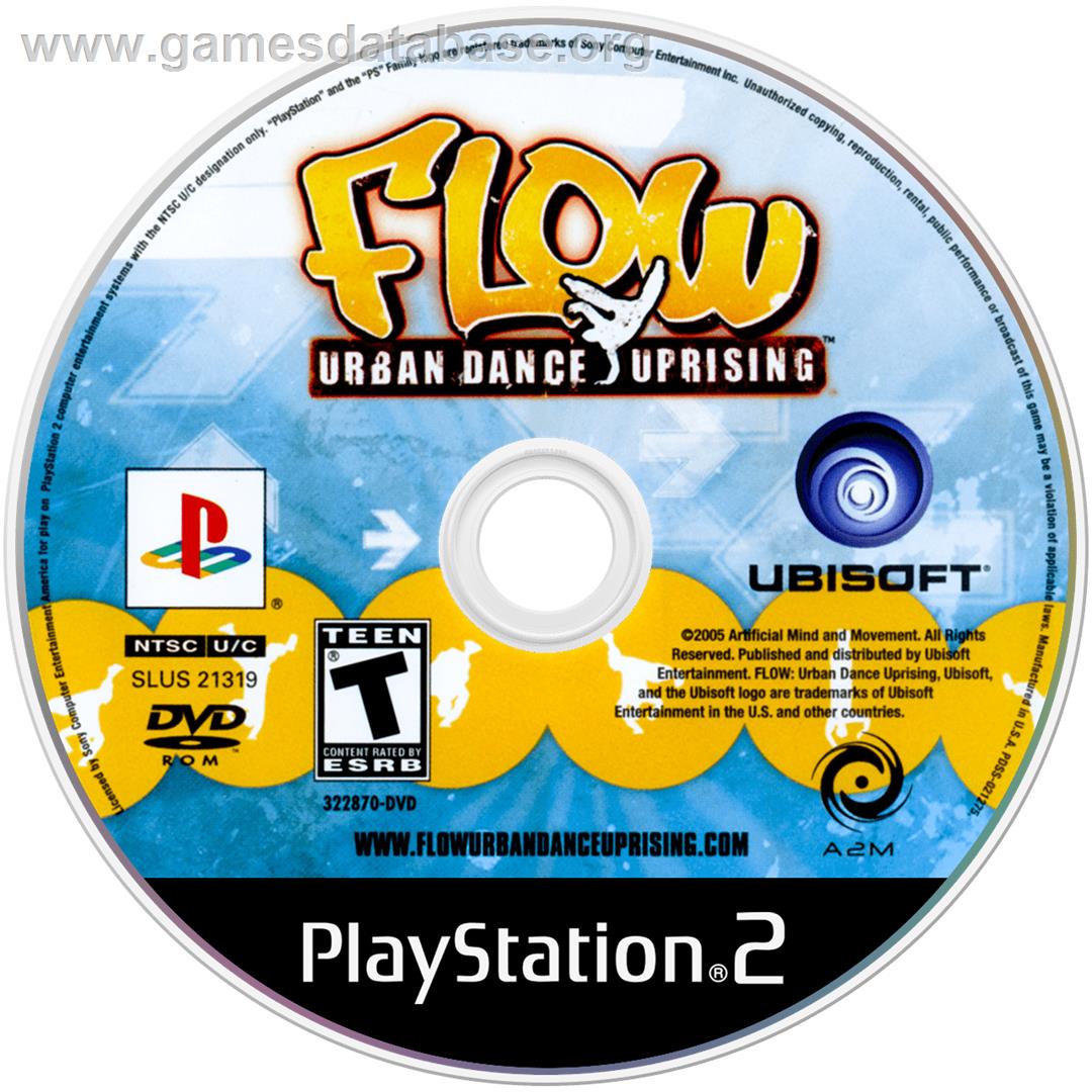 Flow - Urban Dance Uprising - Sony Playstation 2 - Artwork - Cartridge