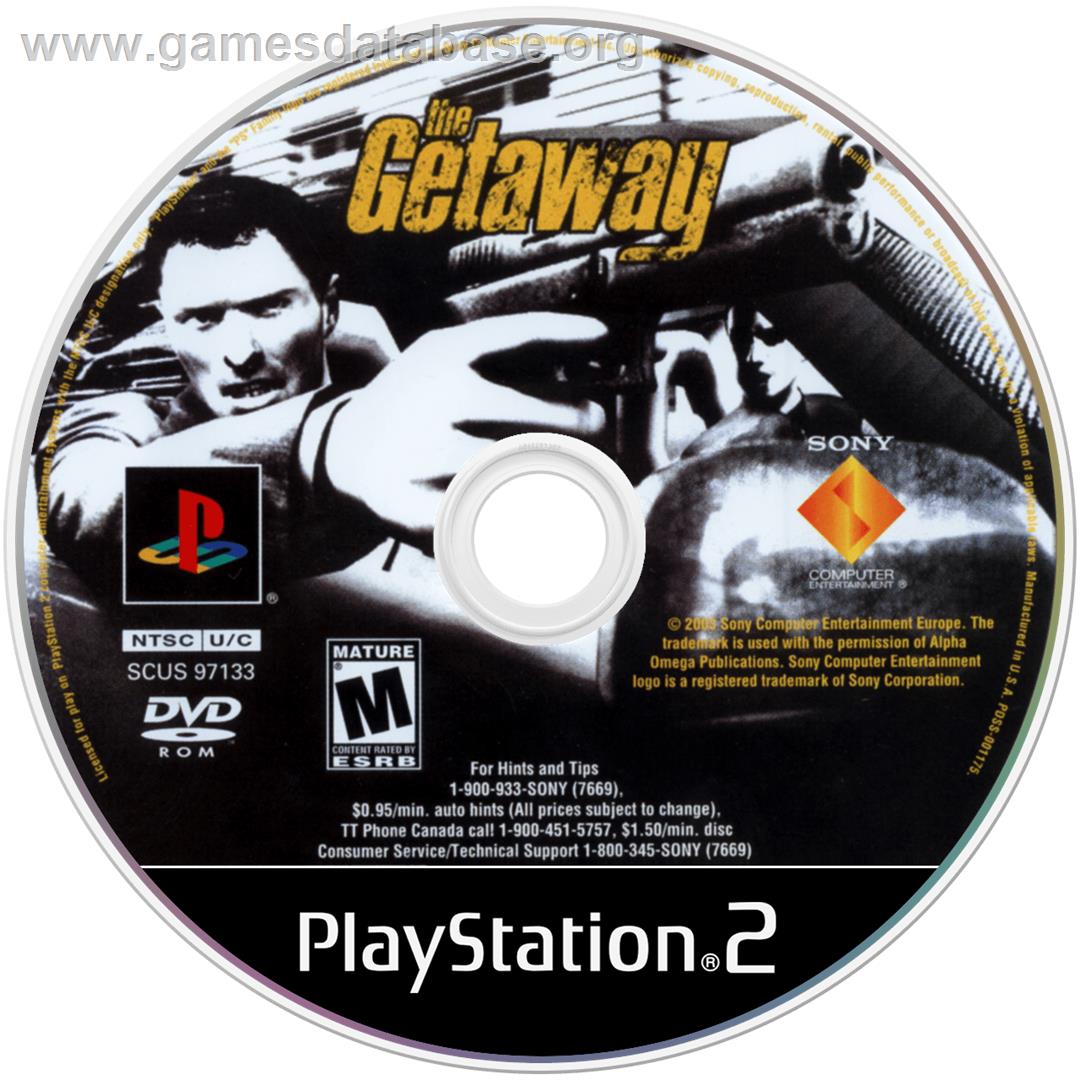 Getaway, The - Sony Playstation 2 - Artwork - Cartridge