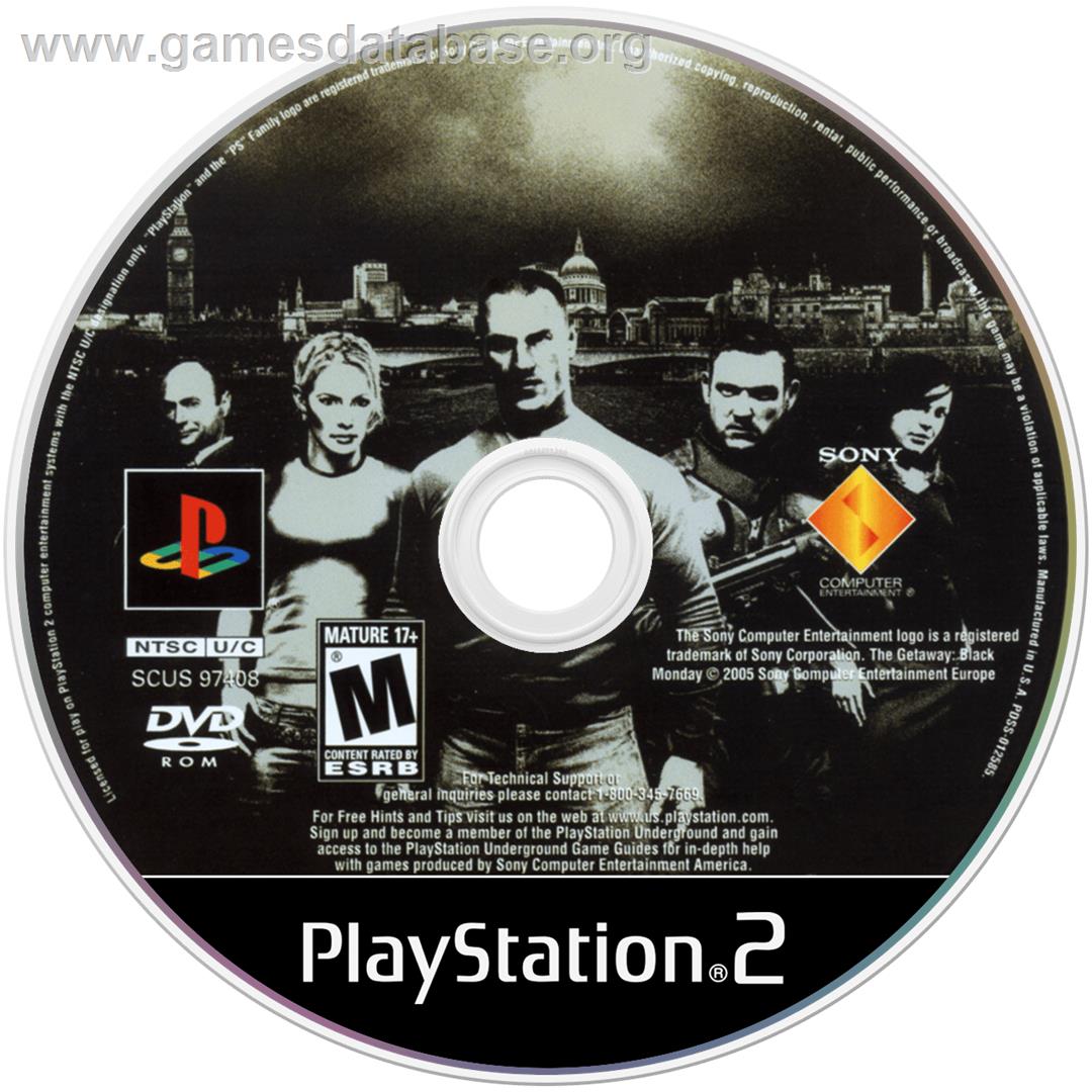 Getaway - Black Monday, The - Sony Playstation 2 - Artwork - Cartridge