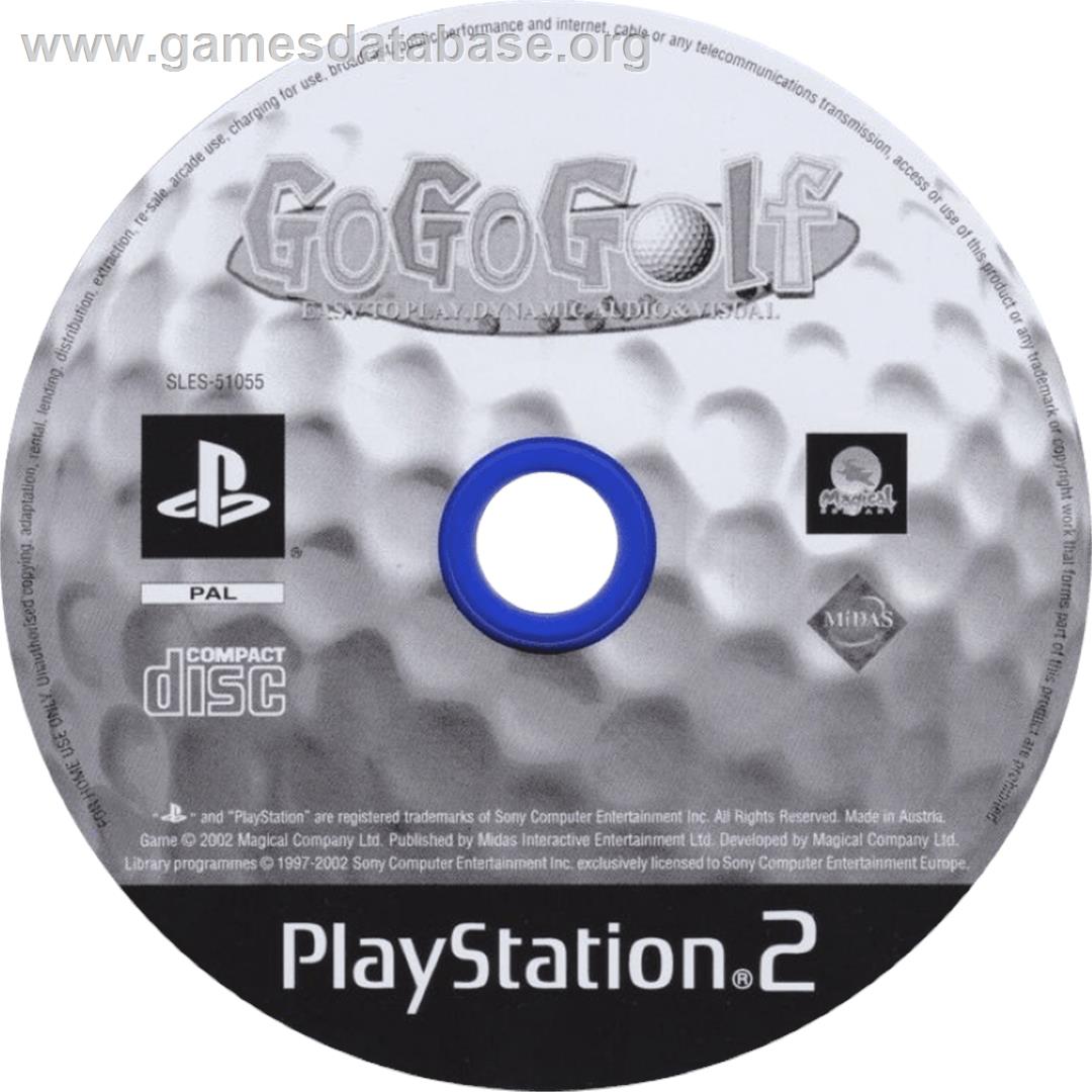 Go Go Golf - Sony Playstation 2 - Artwork - Cartridge