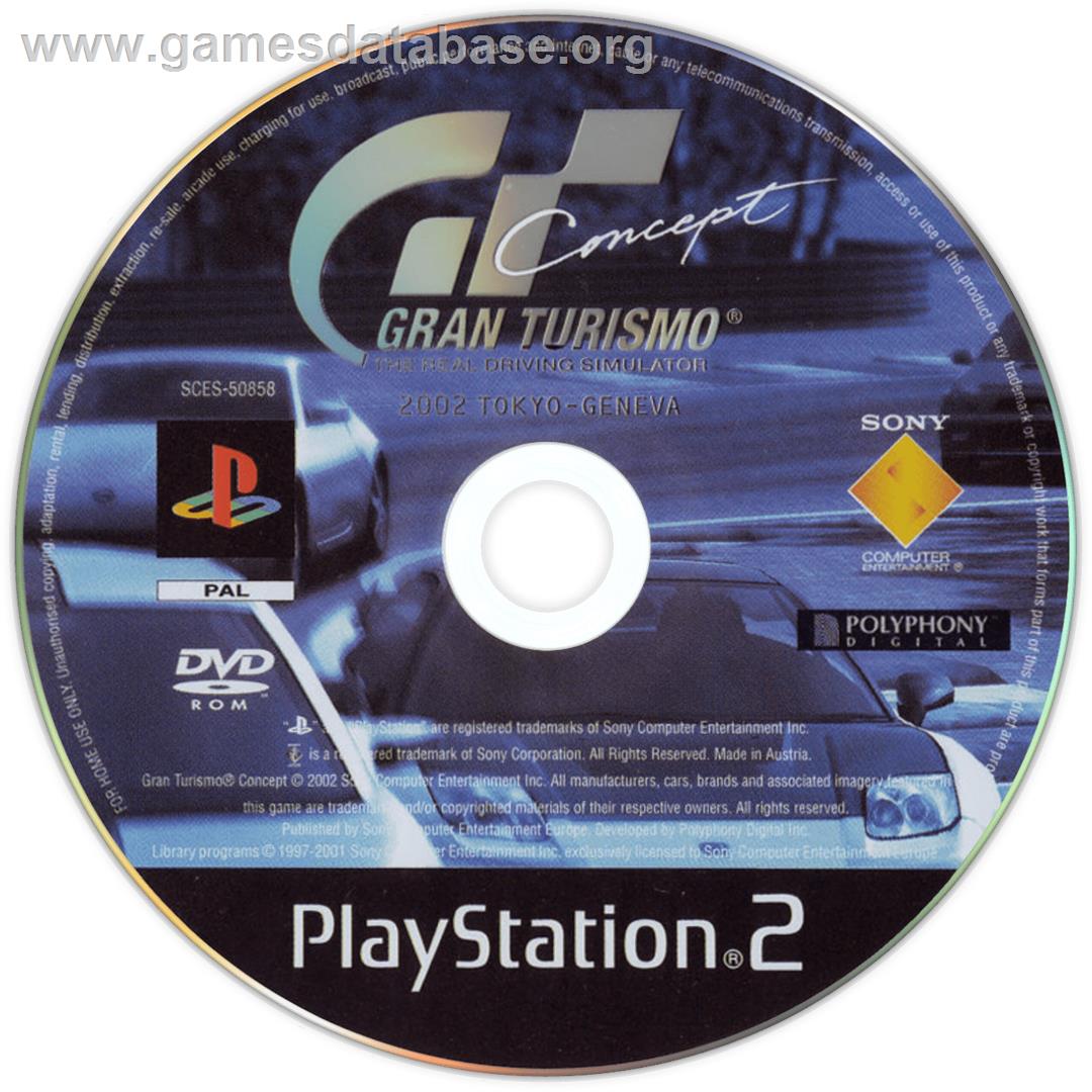 Gran Turismo Concept 2002 Tokyo-geneva - Sony Playstation 2 - Artwork - Cartridge