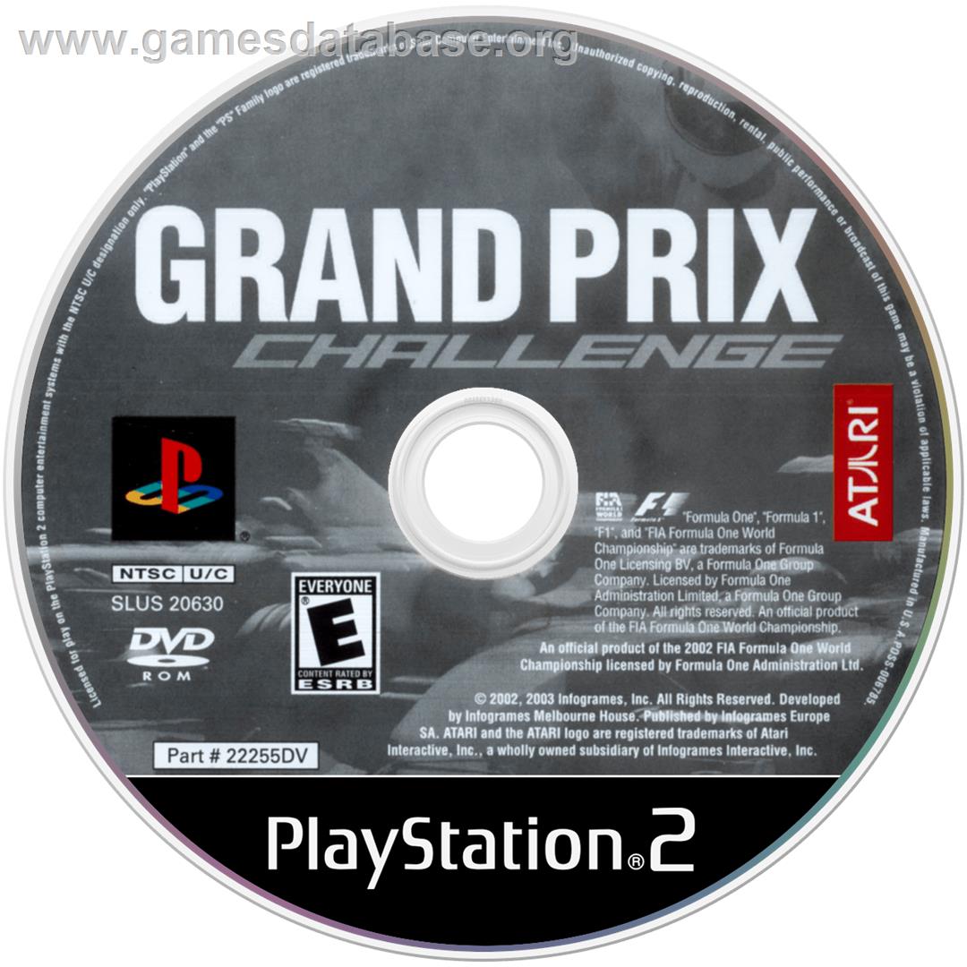 Grand Prix Challenge - Sony Playstation 2 - Artwork - Cartridge