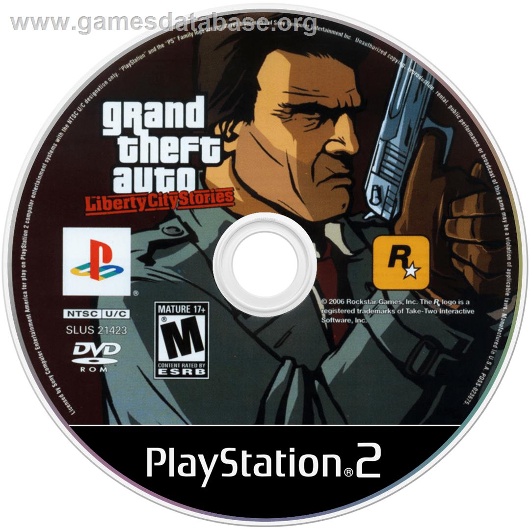 Grand Theft Auto - Liberty City Stories - Sony Playstation 2 - Artwork - Cartridge
