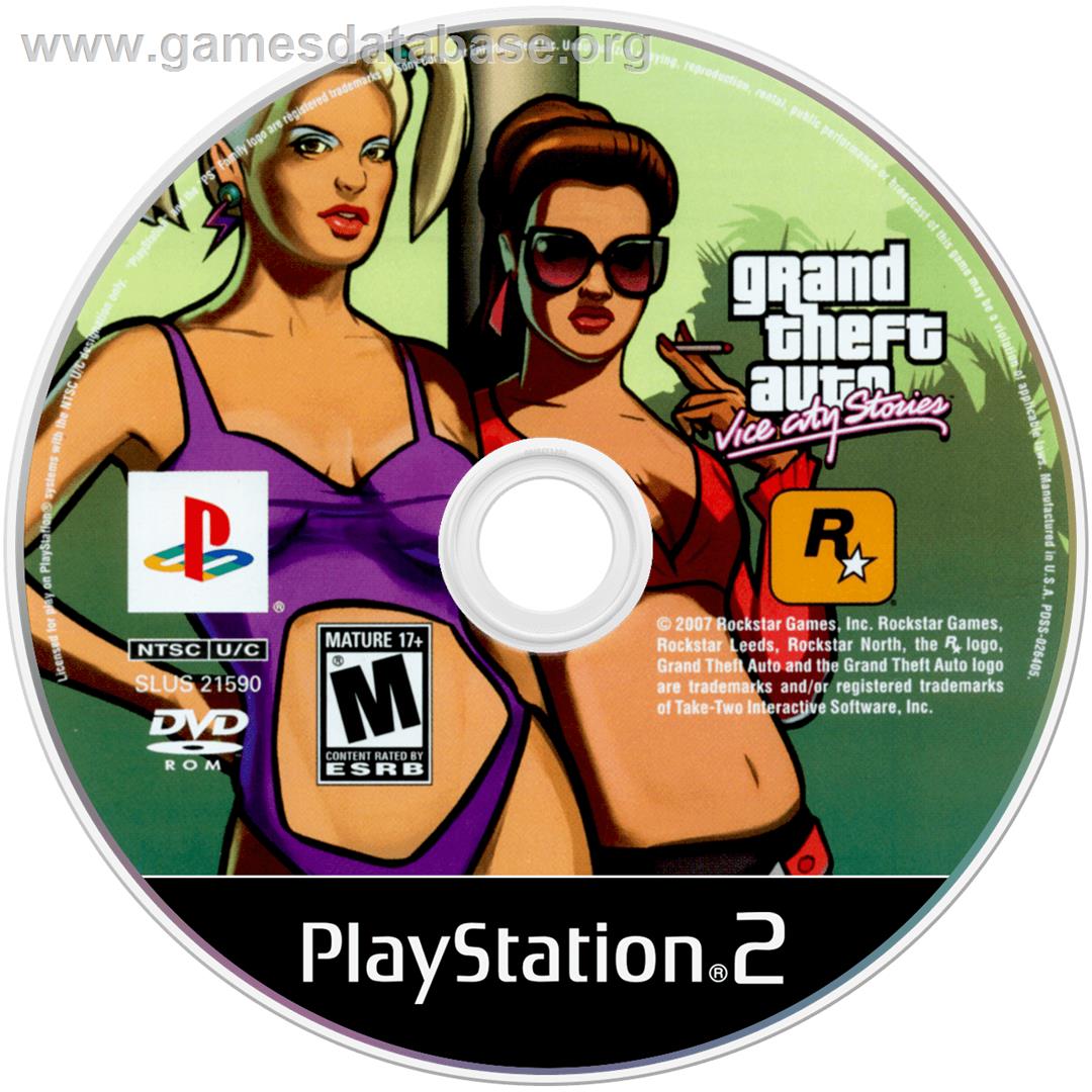 Grand Theft Auto - Vice City Stories - Sony Playstation 2 - Artwork - Cartridge