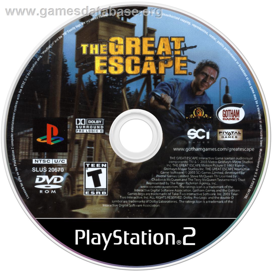 Great Escape , he - Sony Playstation 2 - Artwork - Cartridge