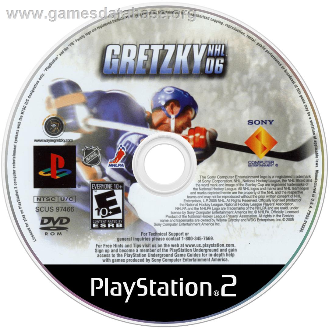 Gretzky Nhl '06 - Sony Playstation 2 - Artwork - Cartridge