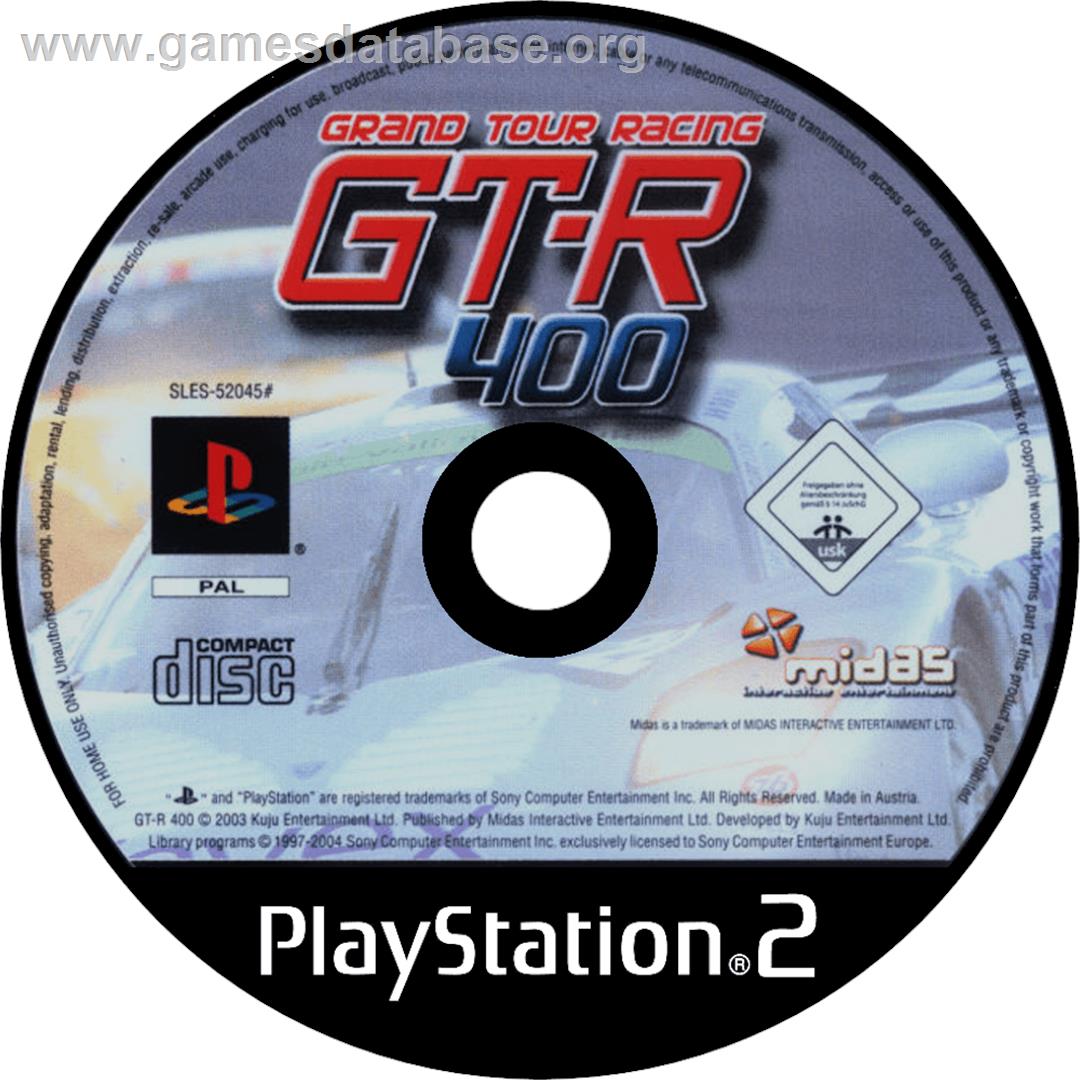 Gt-r 400 - Sony Playstation 2 - Artwork - Cartridge