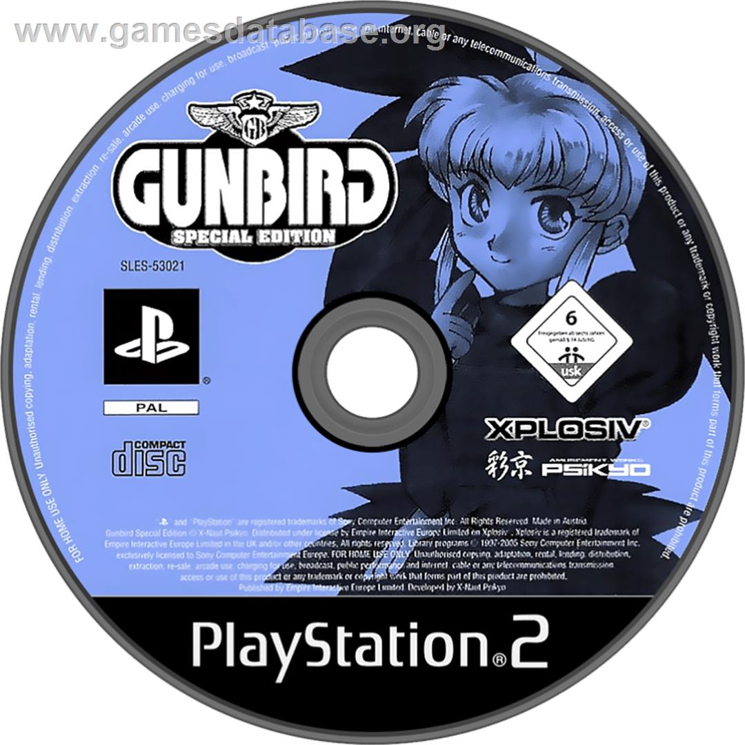Gunbird Special Edition - Sony Playstation 2 - Artwork - Cartridge