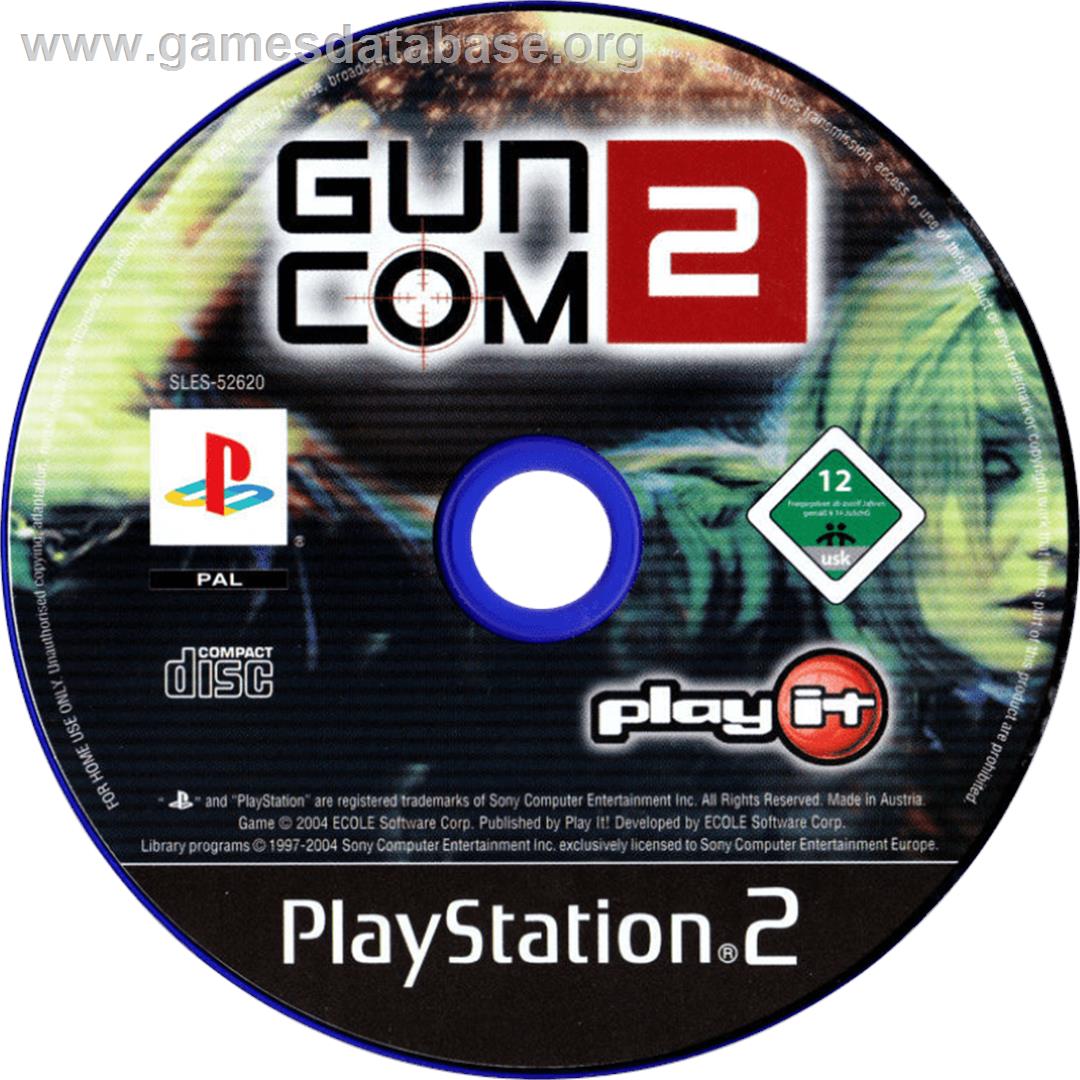 Guncom 2 - Sony Playstation 2 - Artwork - Cartridge