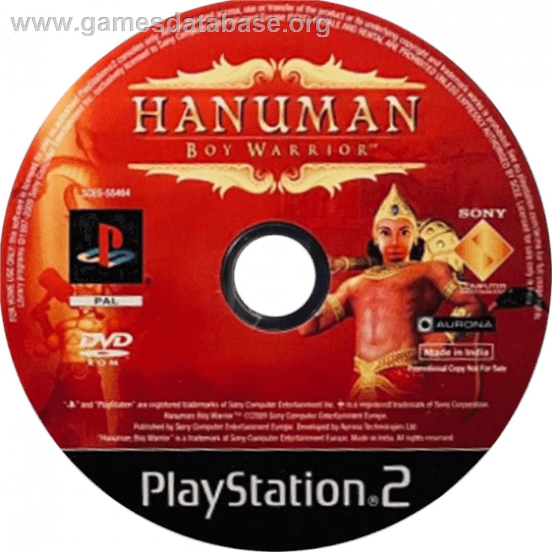 Hanuman - Boy Warrior - Sony Playstation 2 - Artwork - Cartridge