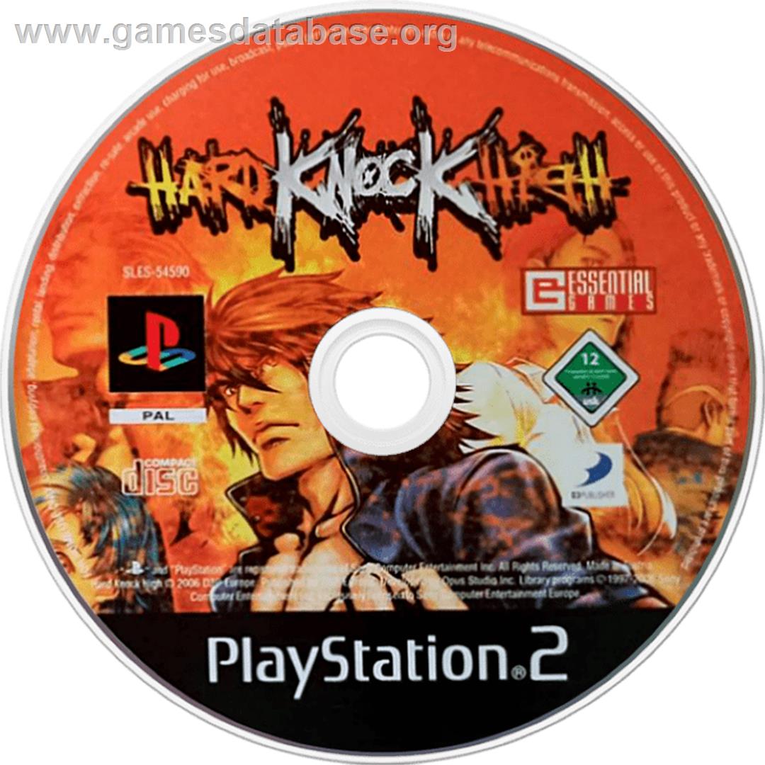 Hard Knock High - Sony Playstation 2 - Artwork - Cartridge