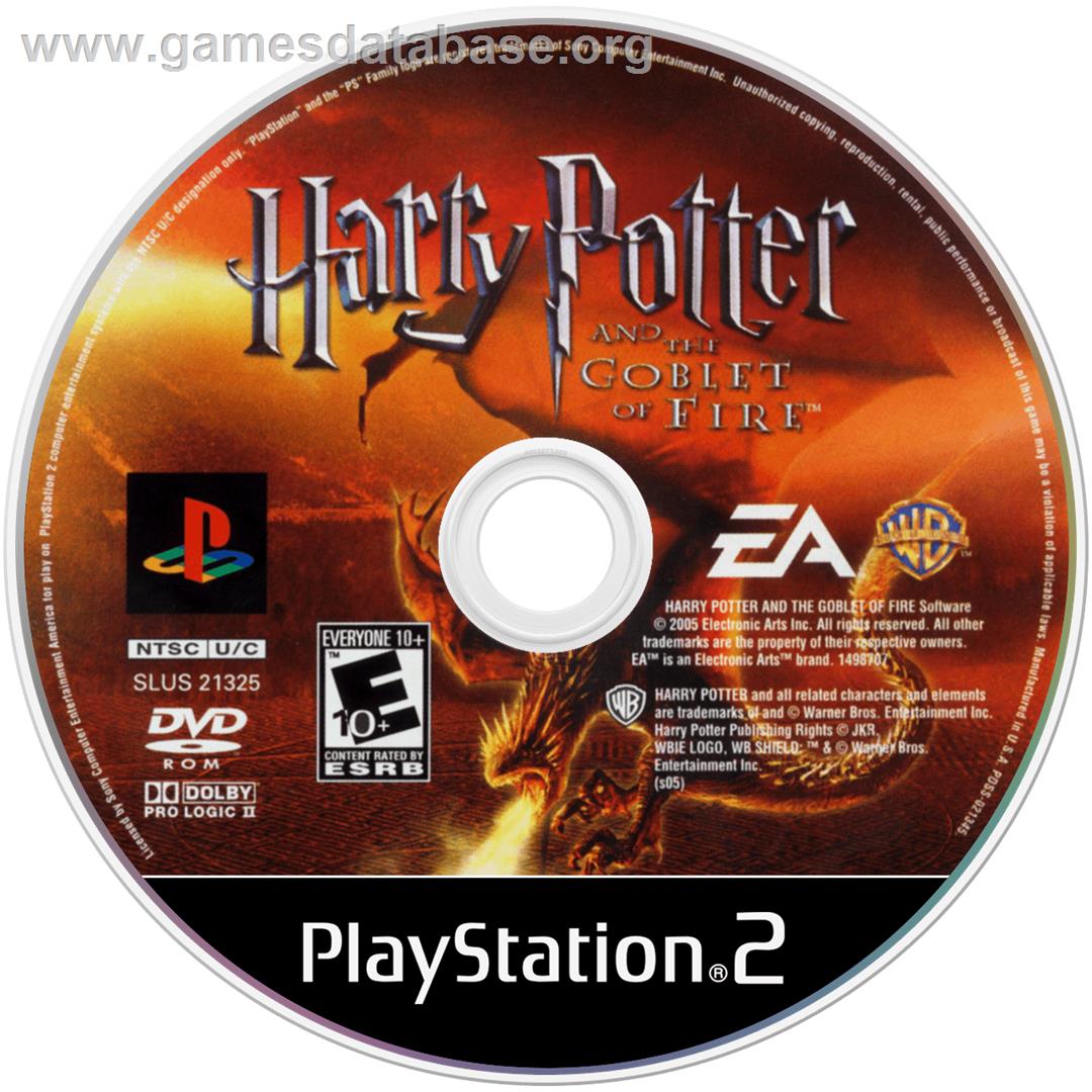 Harry Potter And The Goblet Of Fire - Sony Playstation 2 - Artwork - Cartridge