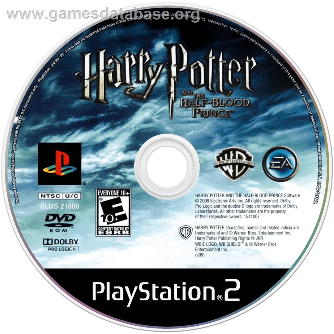 Harry Potter And The Half-blood Prince - Sony Playstation 2 - Artwork - Cartridge