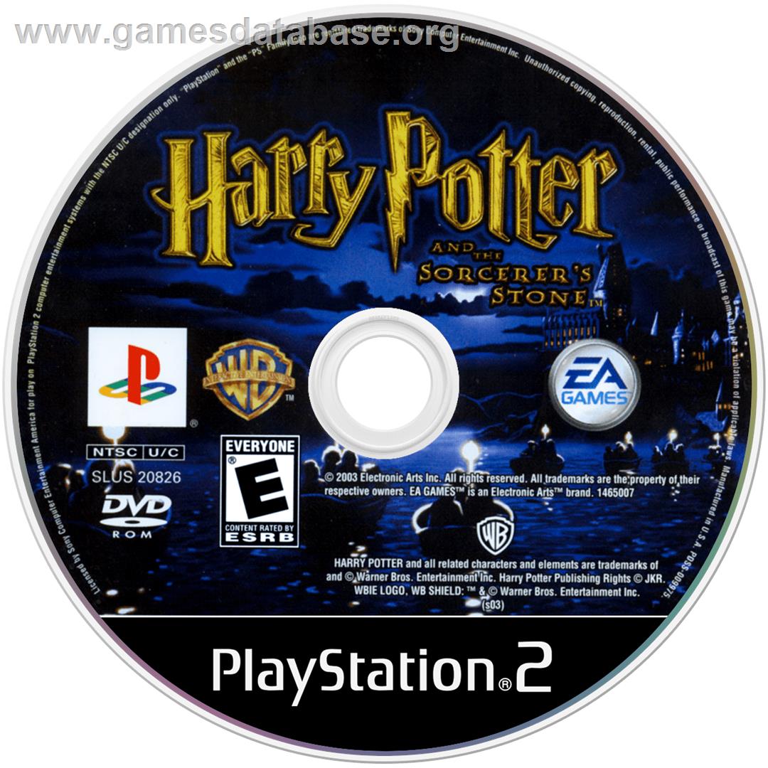 Harry Potter And The Philosopher's Stone - Sony Playstation 2 - Artwork - Cartridge