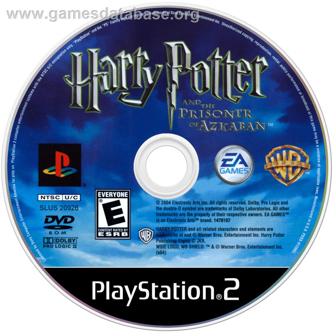 Harry Potter and the Prisoner of Azkaban - Sony Playstation 2 - Artwork - Cartridge