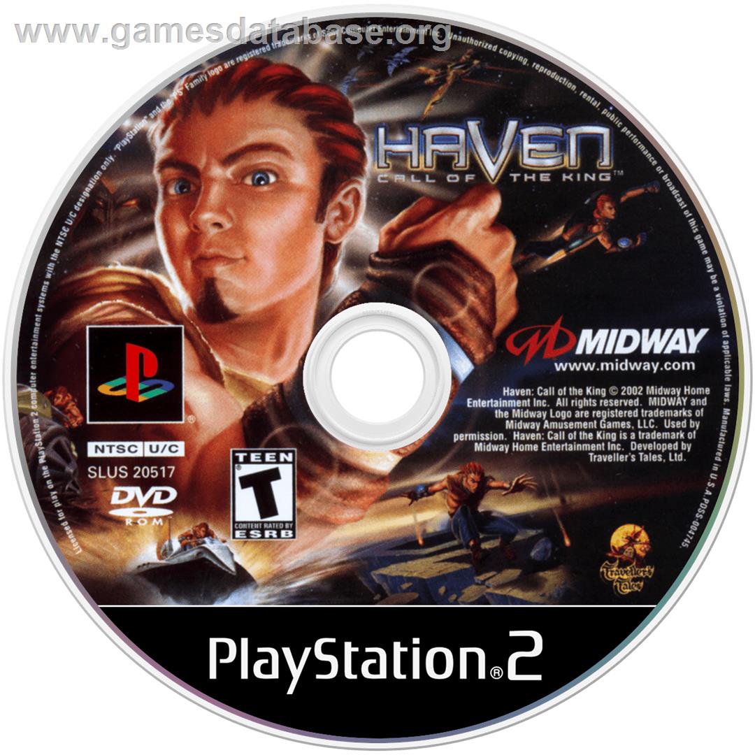 Haven - Call Of The King - Sony Playstation 2 - Artwork - Cartridge