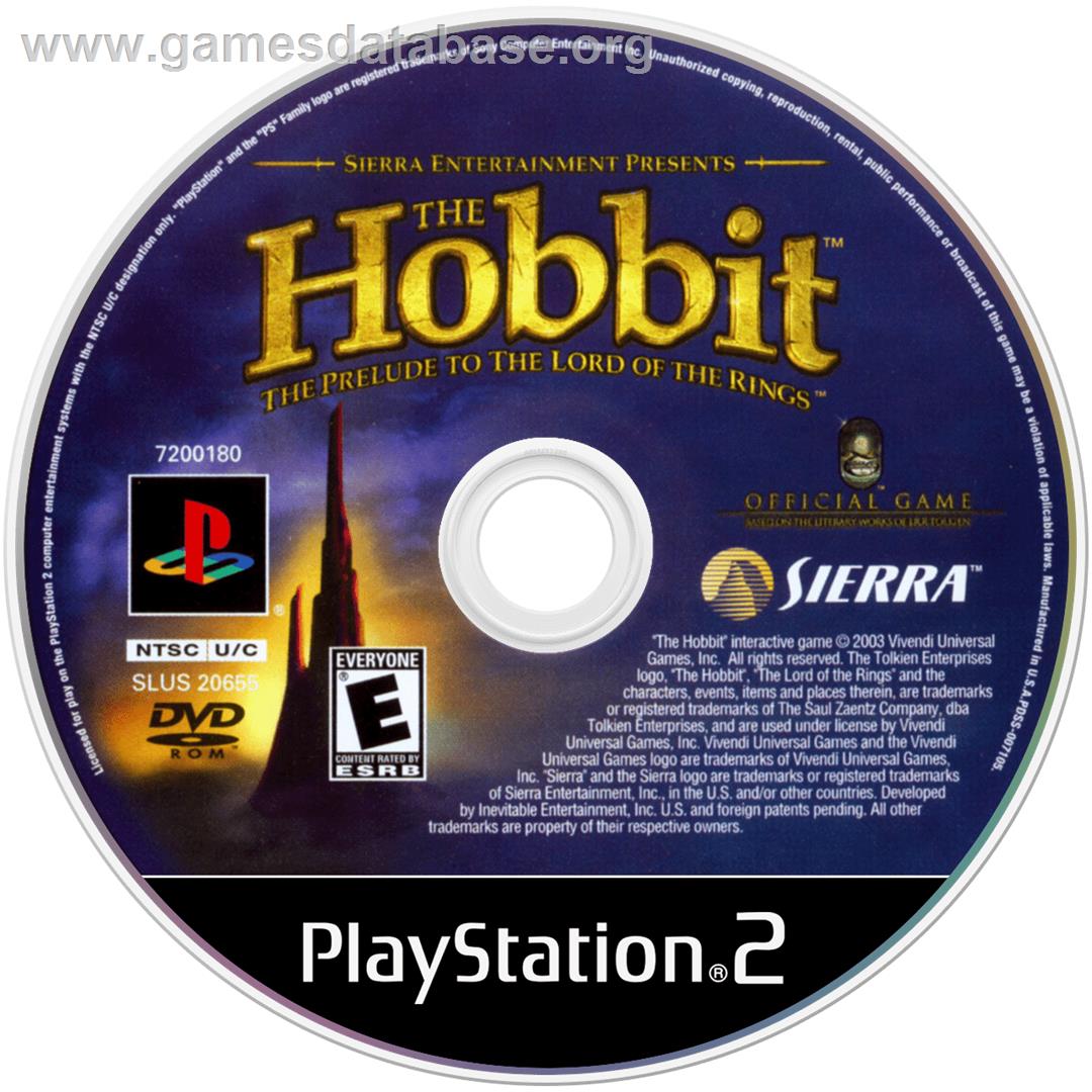 Hobbit ,The - Sony Playstation 2 - Artwork - Cartridge
