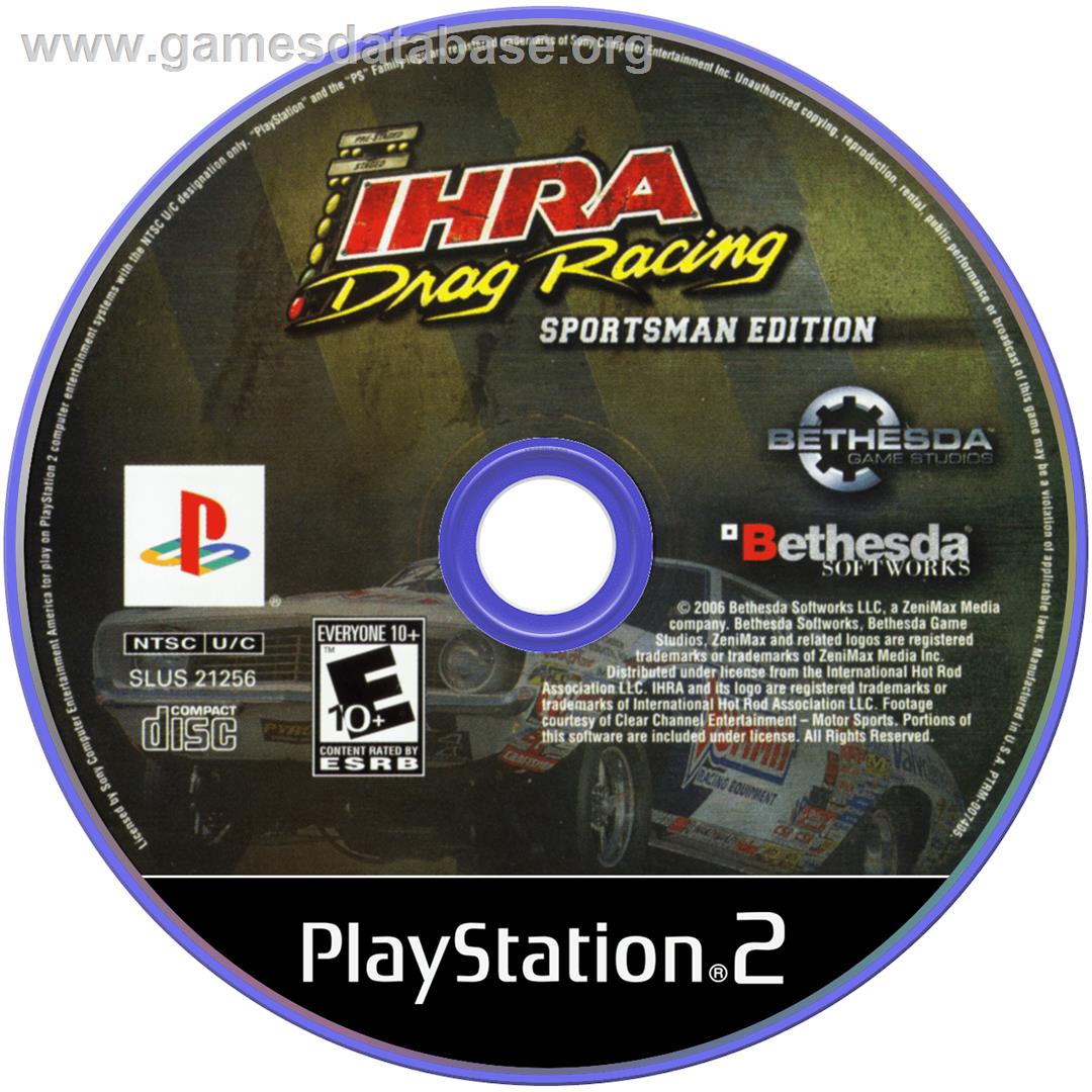 Ihra Drag Racing - Sportsman Edition - Sony Playstation 2 - Artwork - Cartridge