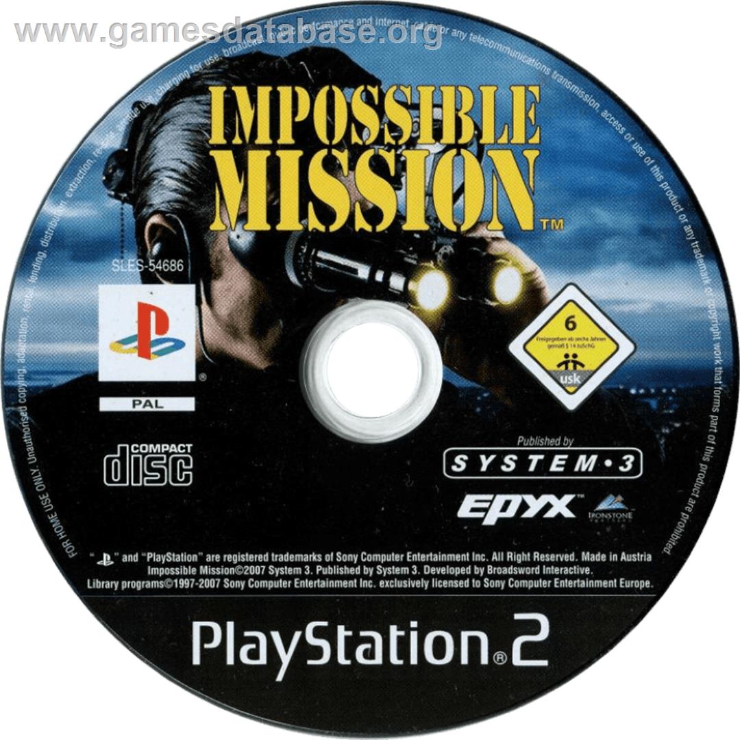 Impossible Mission - Sony Playstation 2 - Artwork - Cartridge