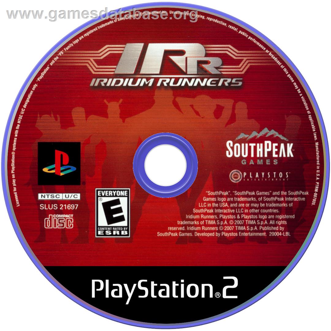 Iridium Runners - Sony Playstation 2 - Artwork - Cartridge