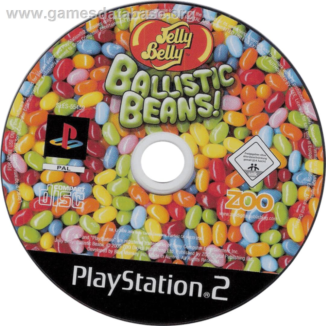 Jelly Belly - Ballistic Beans - Sony Playstation 2 - Artwork - Cartridge