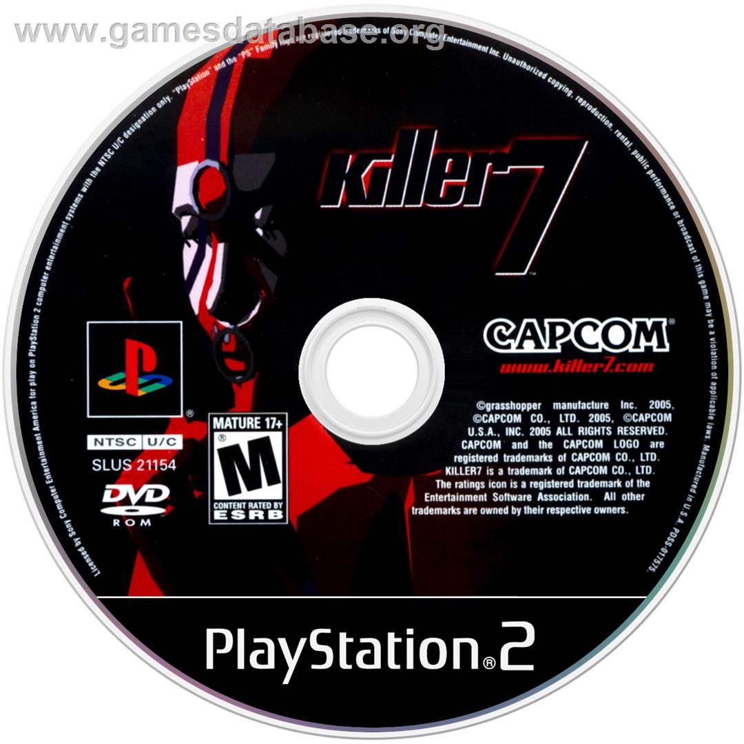 Killer 7 - Sony Playstation 2 - Artwork - Cartridge