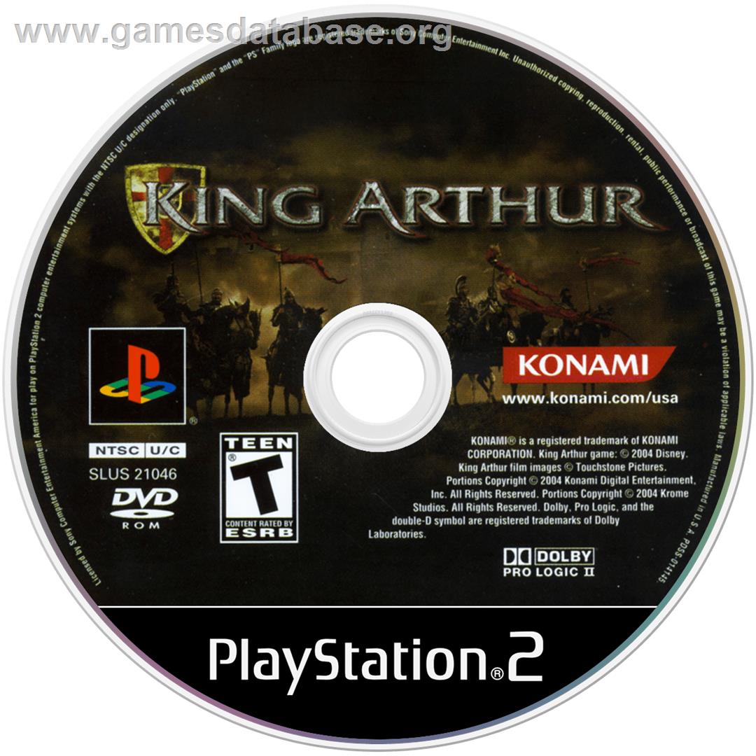 King Arthur - Sony Playstation 2 - Artwork - Cartridge