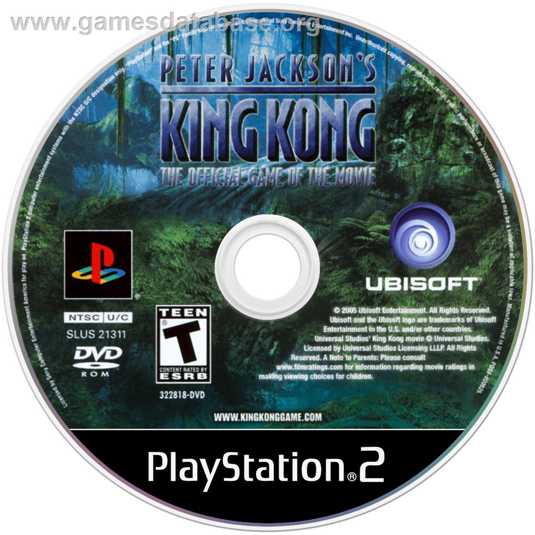 King Kong - Sony Playstation 2 - Artwork - Cartridge