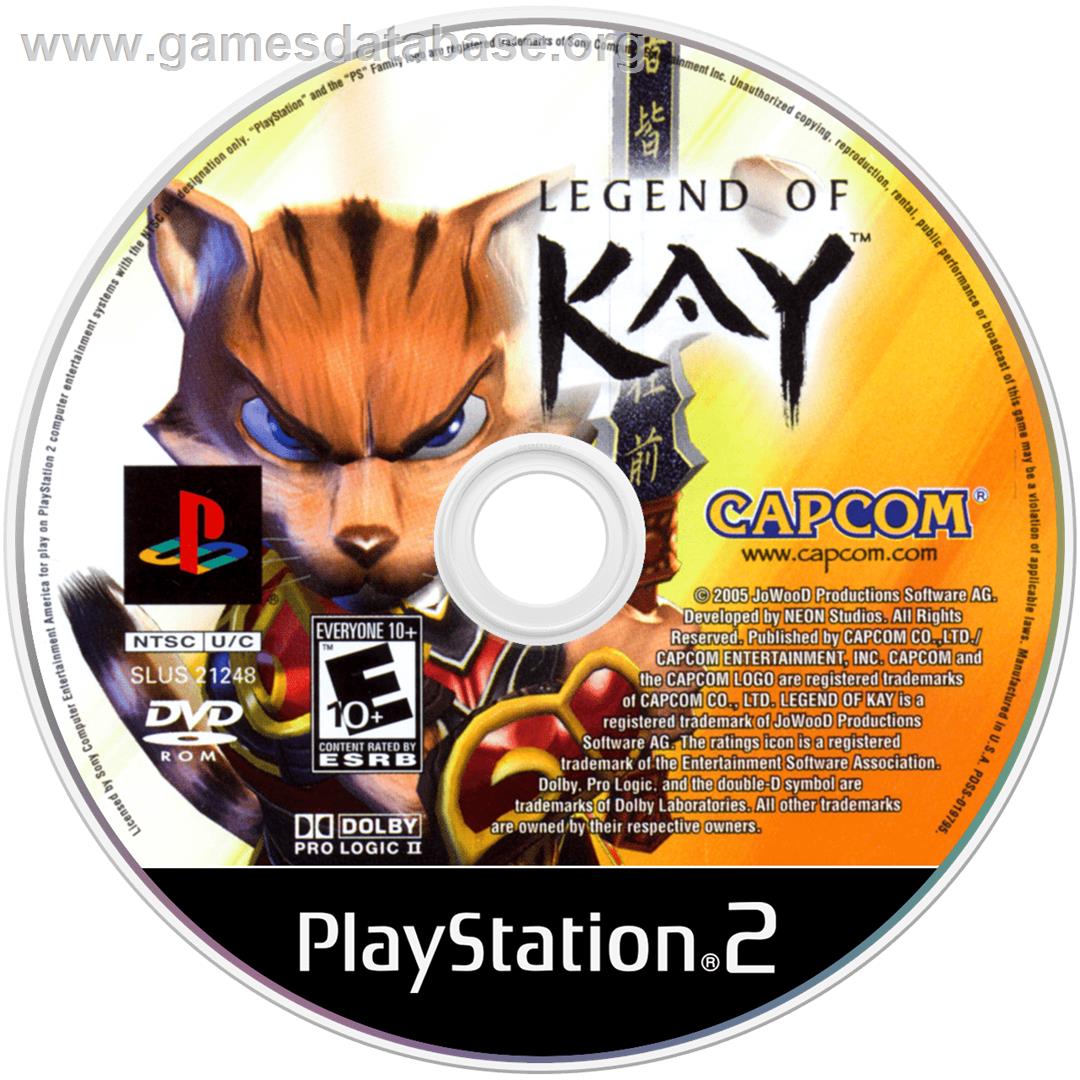 Legend Of Kay - Sony Playstation 2 - Artwork - Cartridge