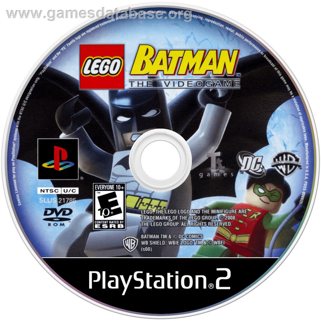 Lego Batman - The Videogame - Sony Playstation 2 - Artwork - Cartridge